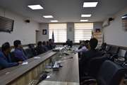  جلسه شورای پایگاه بسیج با محوریت برگزاری هفته دفاع مقدس 