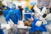 نخستین عمل جراحی رباتیک از راه دور در ایران با انجام عمل وازکتومی یک سگ با موفقیت انجام شد 