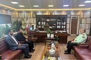  مدیرکل دامپزشکی استان تهران با فرمانده نیروی انتظامی تهران بزرگ دیدار و گفتگو کرد.