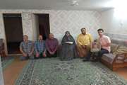  رئیس اداره دامپزشکی شهرستان شهریار با خانواده شهید کشاورز دیدار کرد
